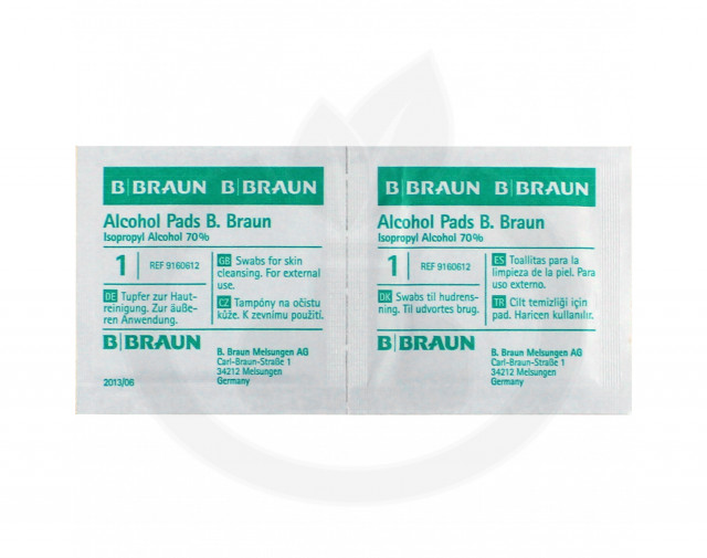 b.braun dezinfectant alcohol pads 100 buc - 4