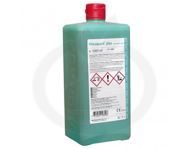 b.braun dezinfectant hexaquart plus 1 litru - 2
