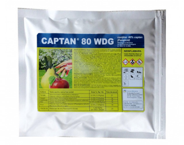 arysta lifescience fungicid captan 80 wdg 150 g - 2