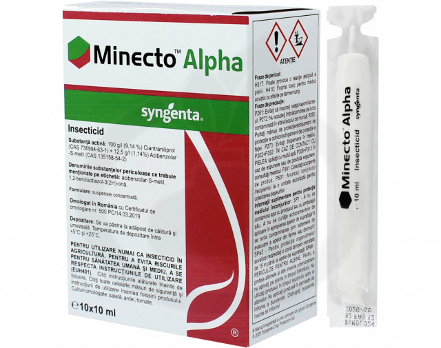 syngenta insecticide crop minecto alpha 10 ml - 6