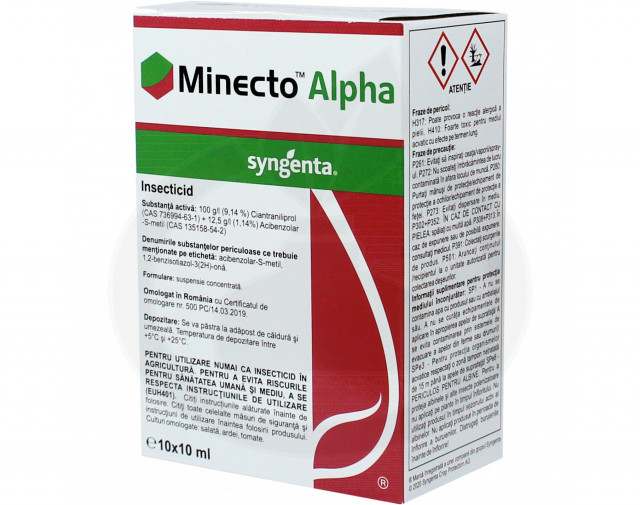 syngenta insecticide crop minecto alpha 10 ml - 2
