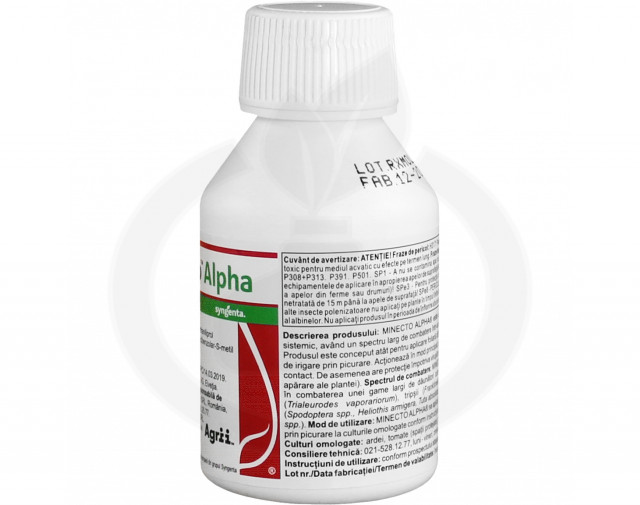 syngenta insecticide crop minecto alpha 100 ml - 1