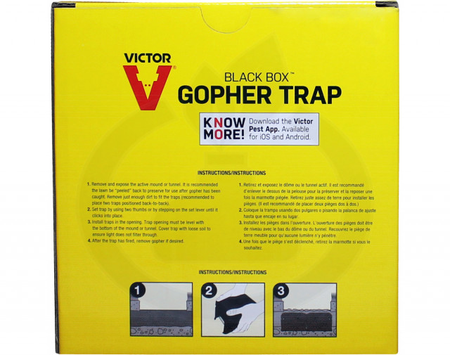woodstream trap victor blackbox 0626 gopher trap - 13