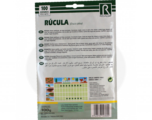 rocalba seed arugula 100 g - 1