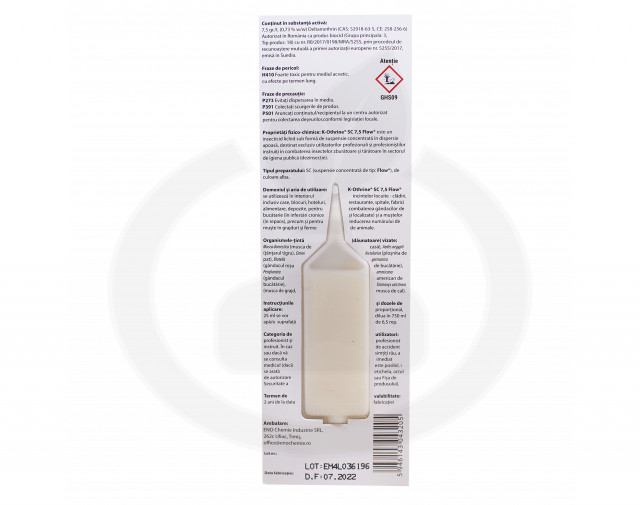 bayer insecticid k othrine sc 7.5 flow 25 ml - 2
