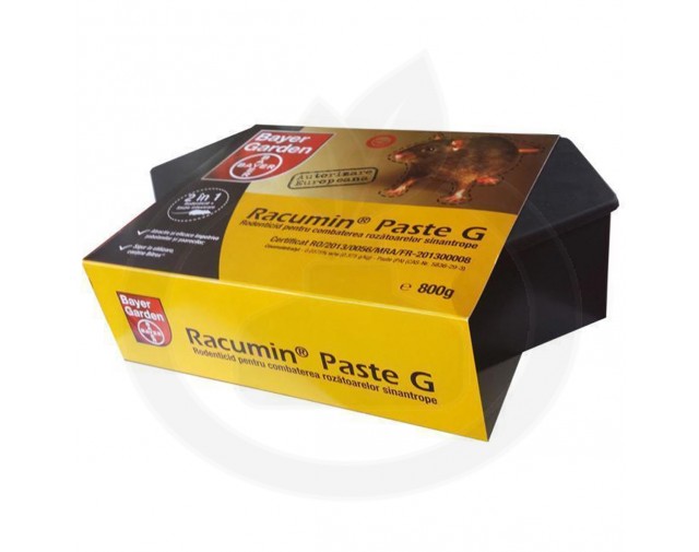 bayer rodenticid racumin paste g 800 g+statie - 3