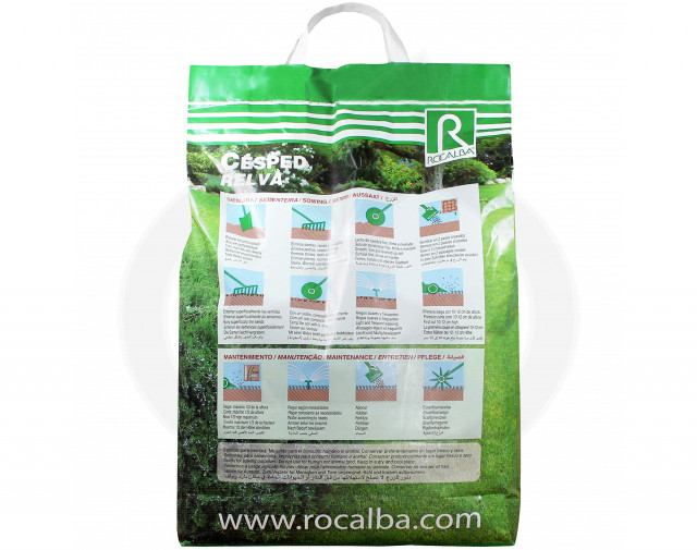 rocalba lawn seeds area with shadow 5 kg - 2