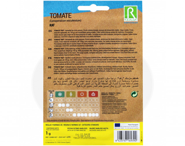 rocalba seed tomatoes raf 1 g - 4